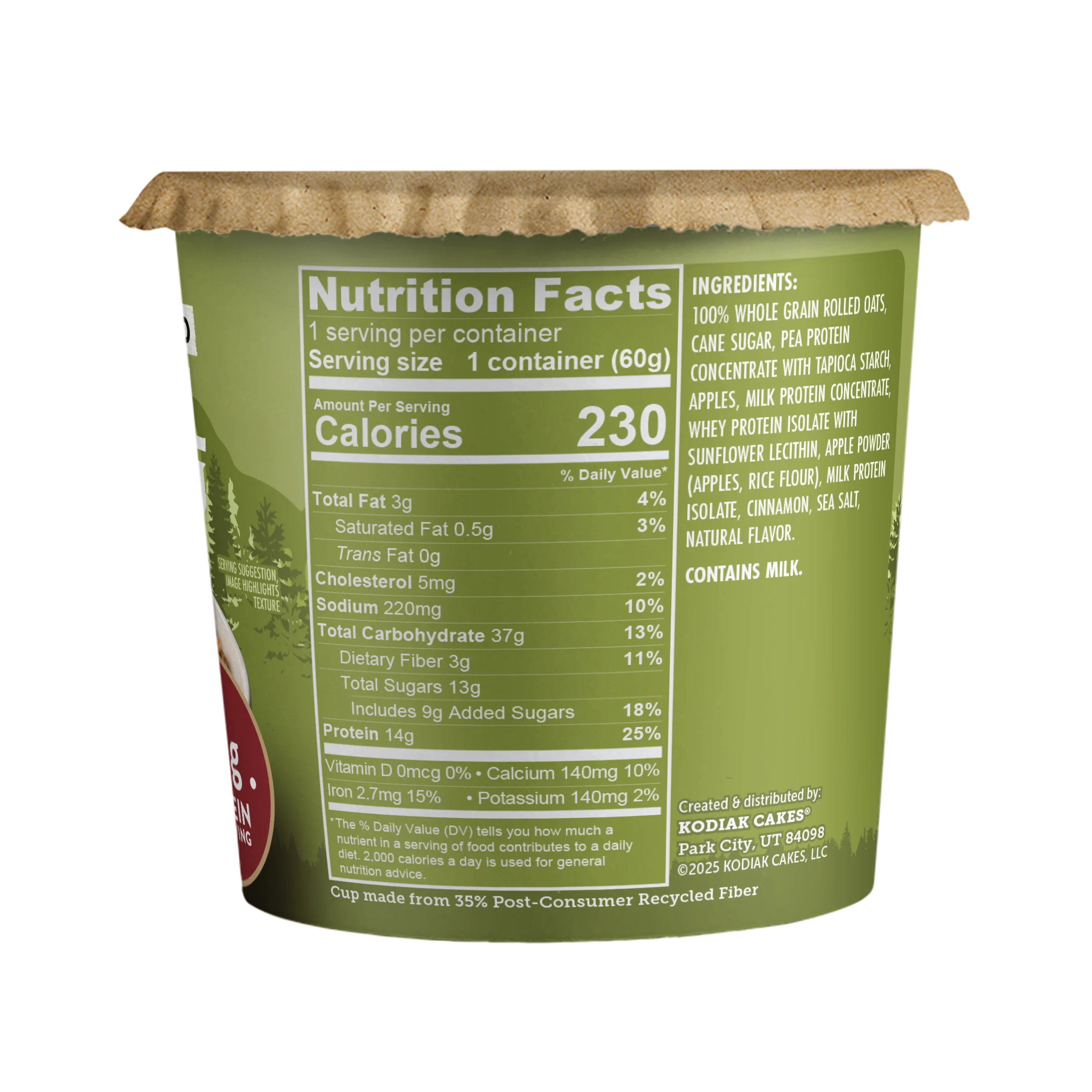 Apple Cinnamon Oatmeal Cup - Image 3