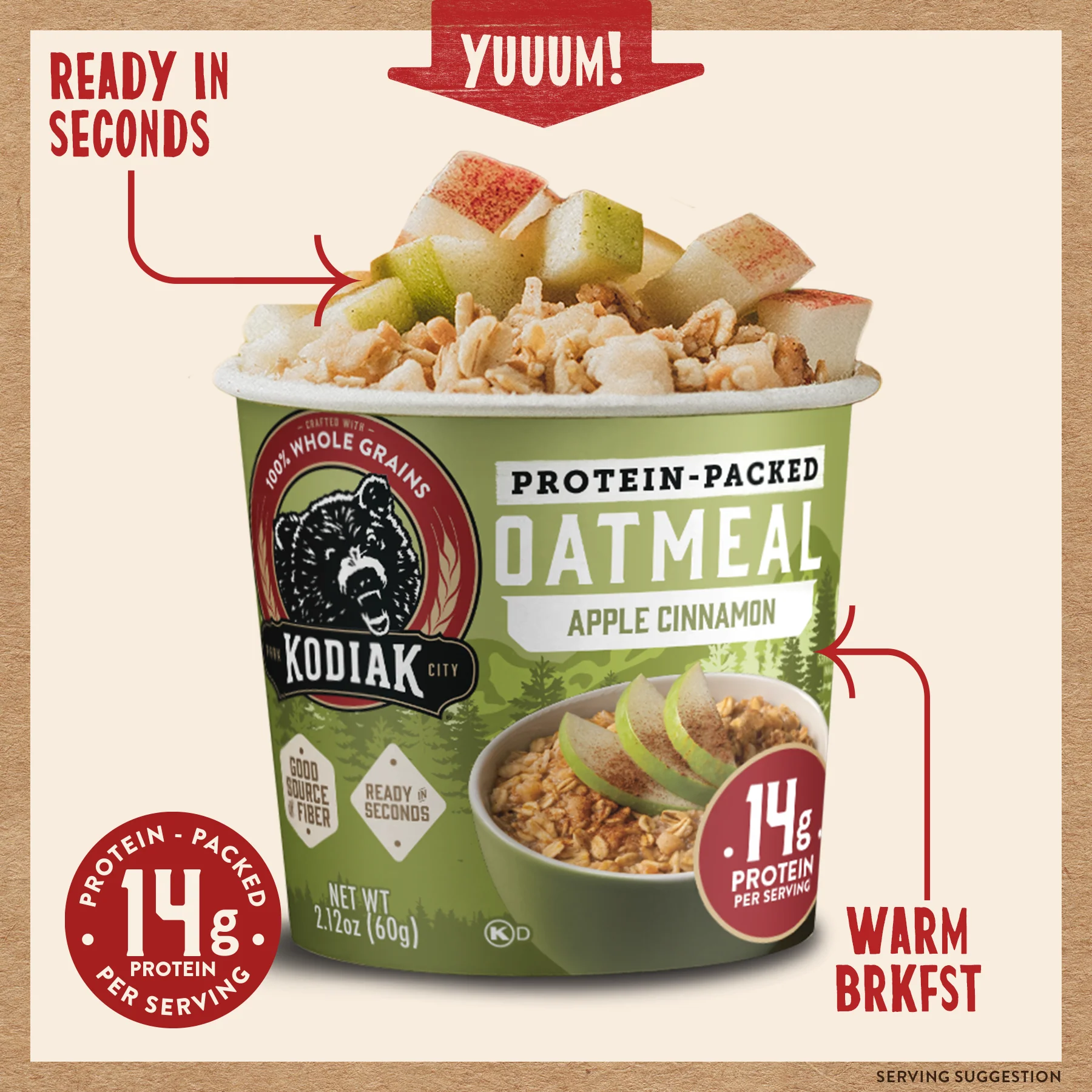 Apple Cinnamon Oatmeal Cup - Image 5