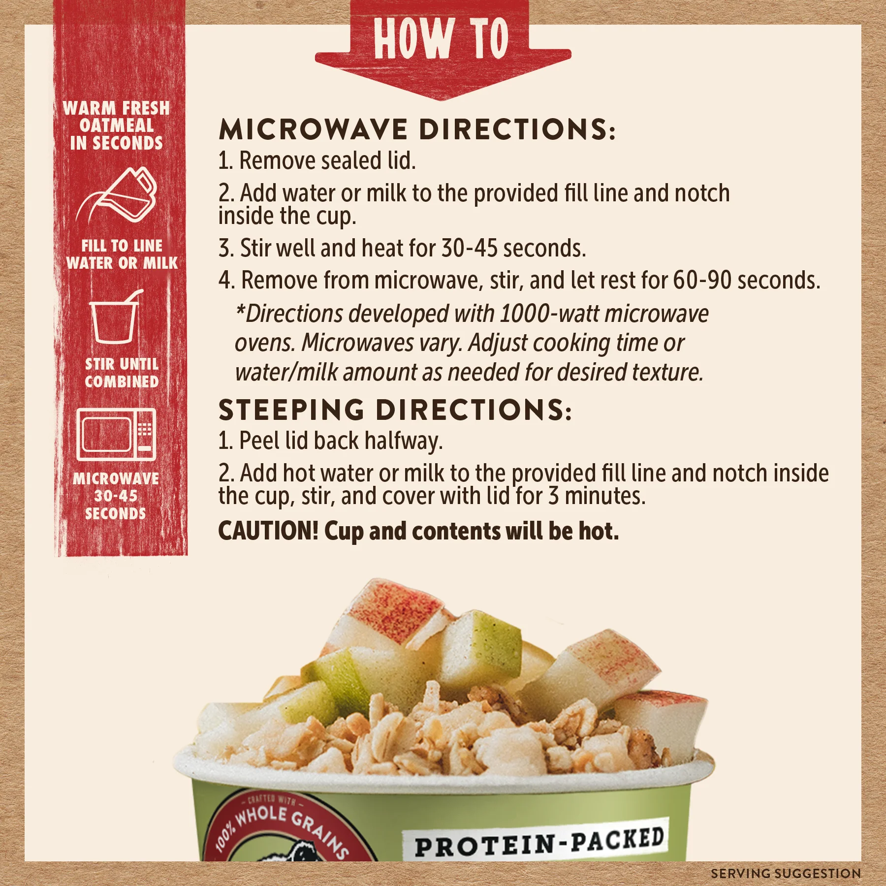 Apple Cinnamon Oatmeal Cup - Image 6