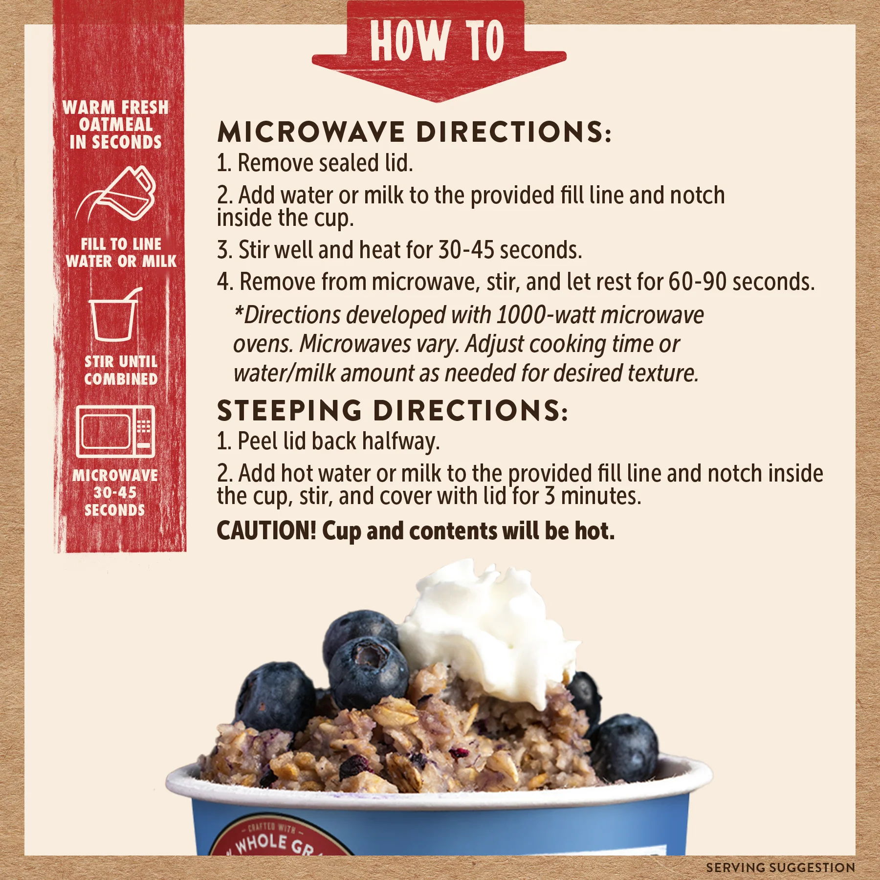 Blueberries & Cream Oatmeal Cup - Image 6