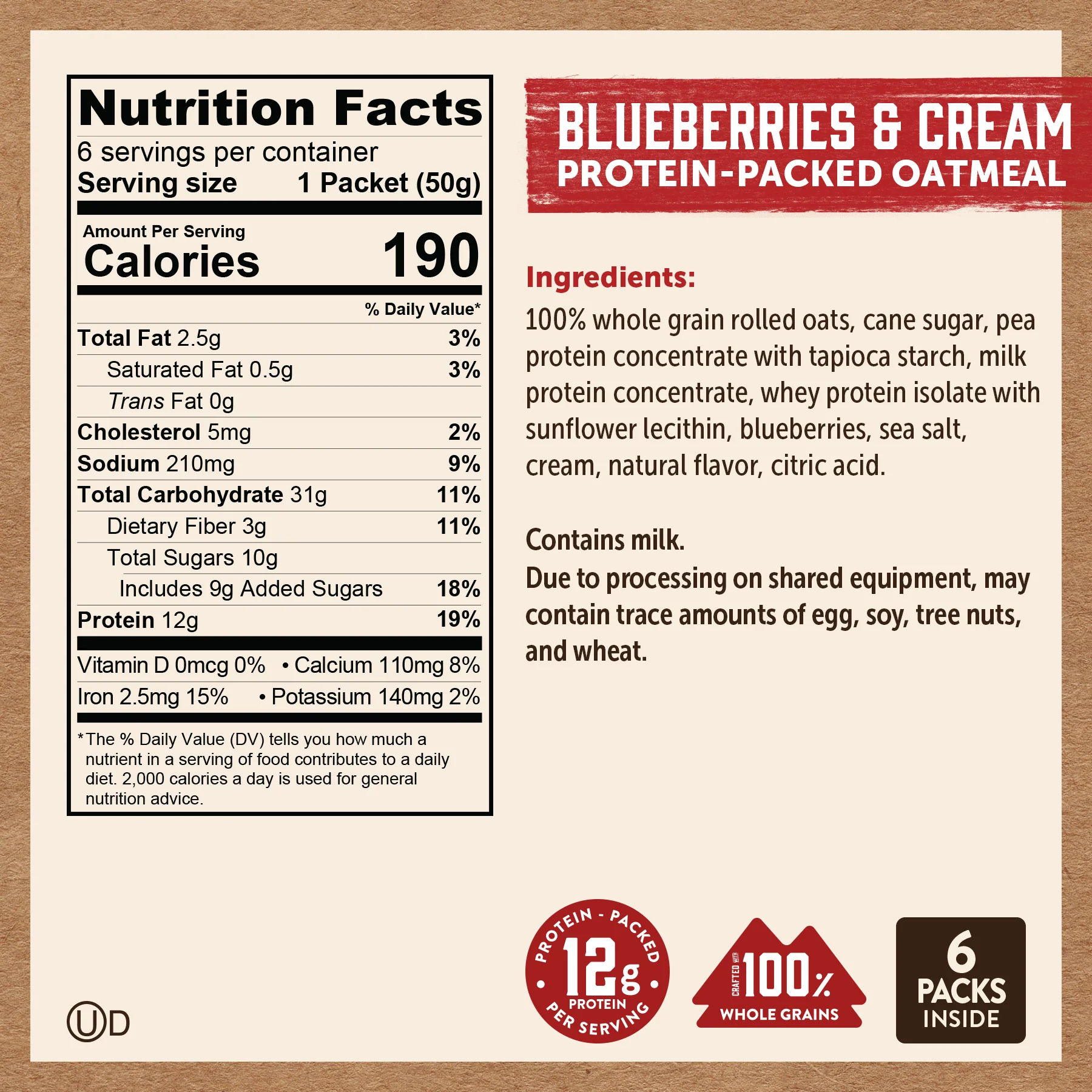 Blueberries & Cream Oatmeal Packets - Image 6