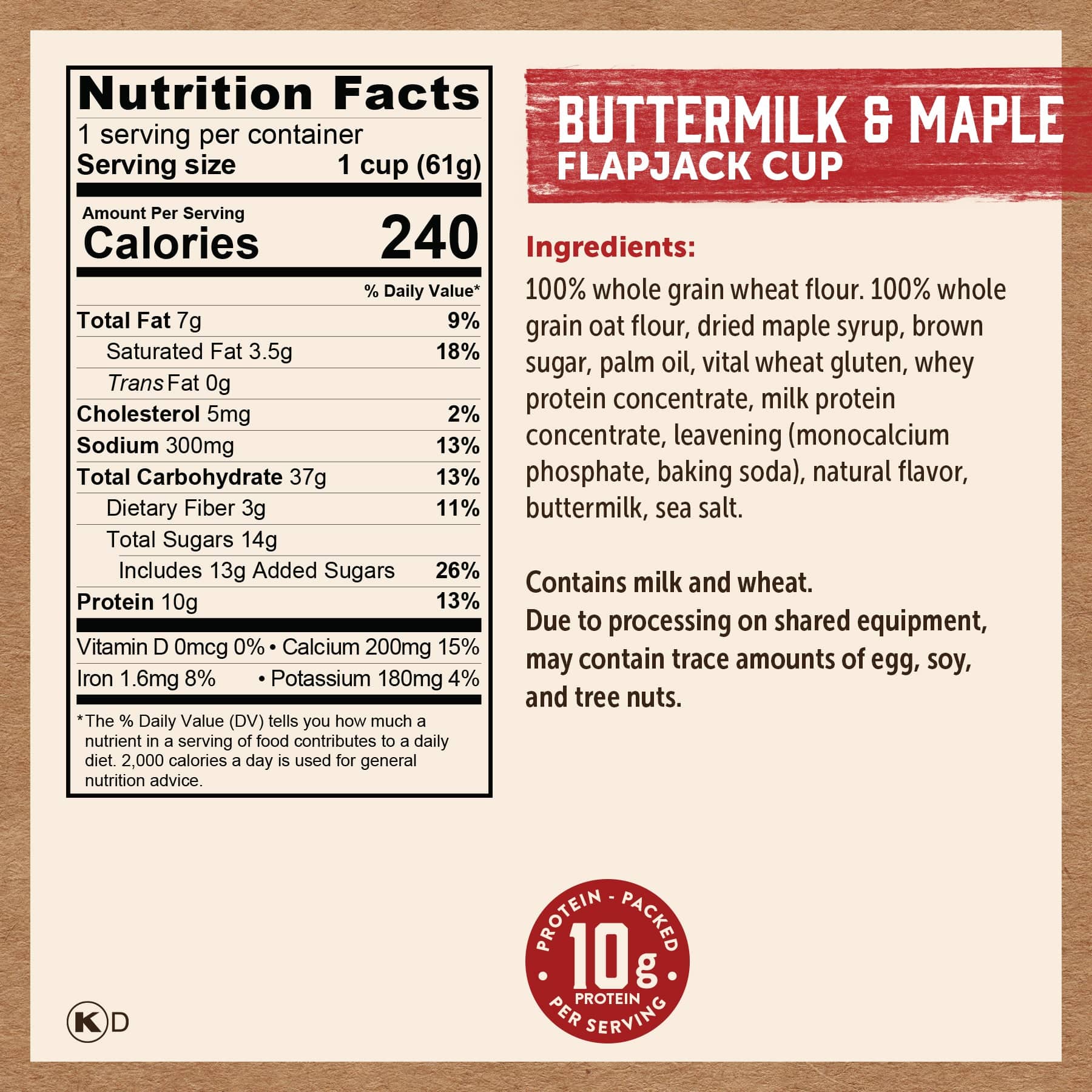 Buttermilk & Maple Flapjack Cup - Image 5