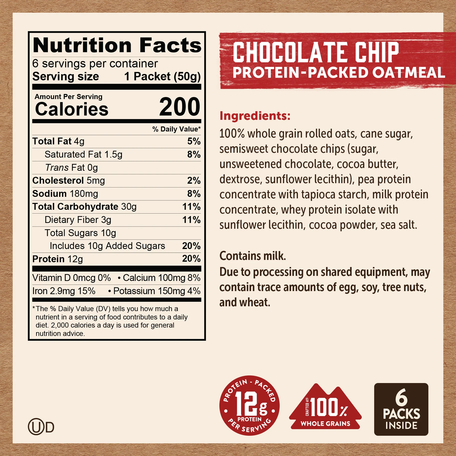 Chocolate Chip Oatmeal Packets - Image 6