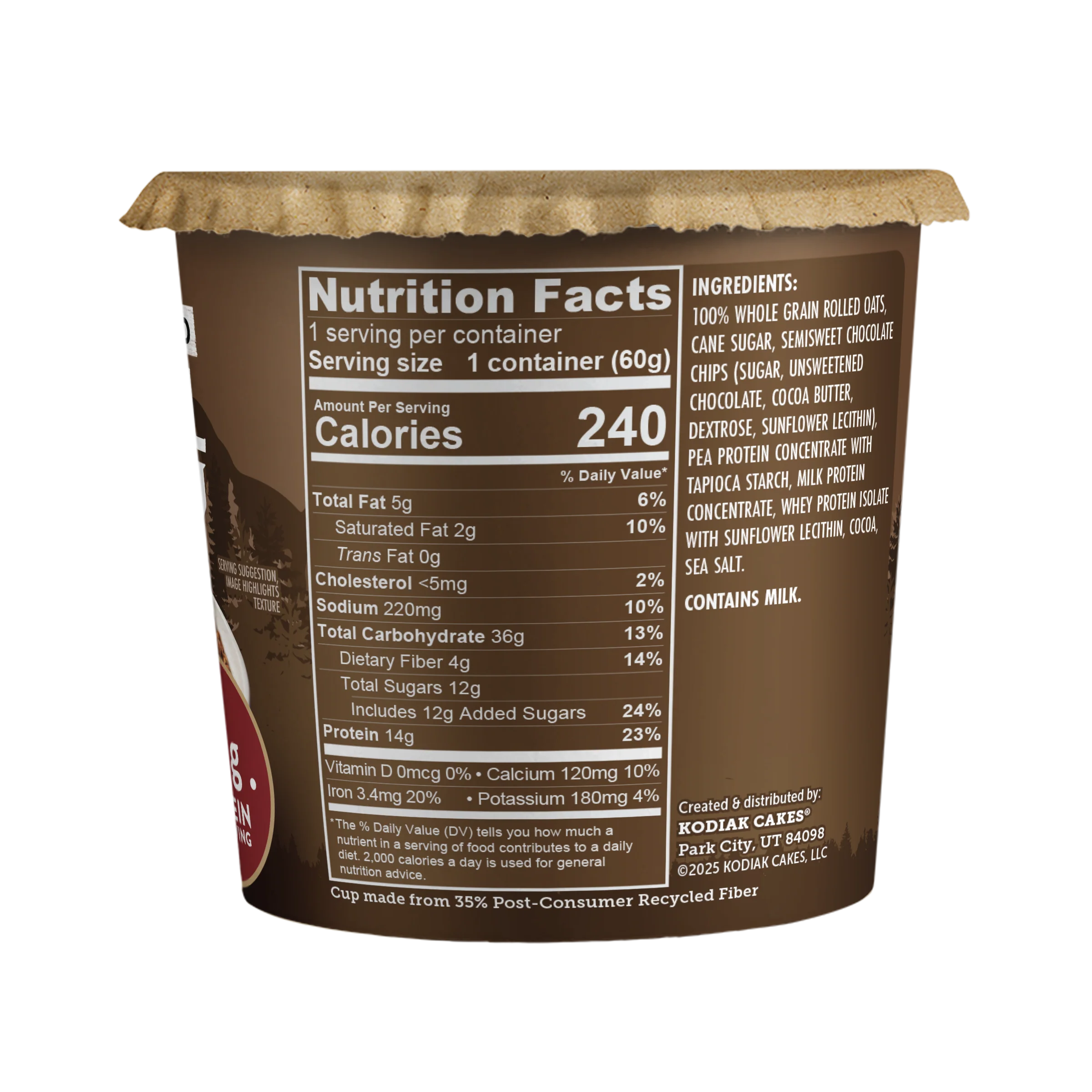 Chocolate Chip Oatmeal Cup - Image 3