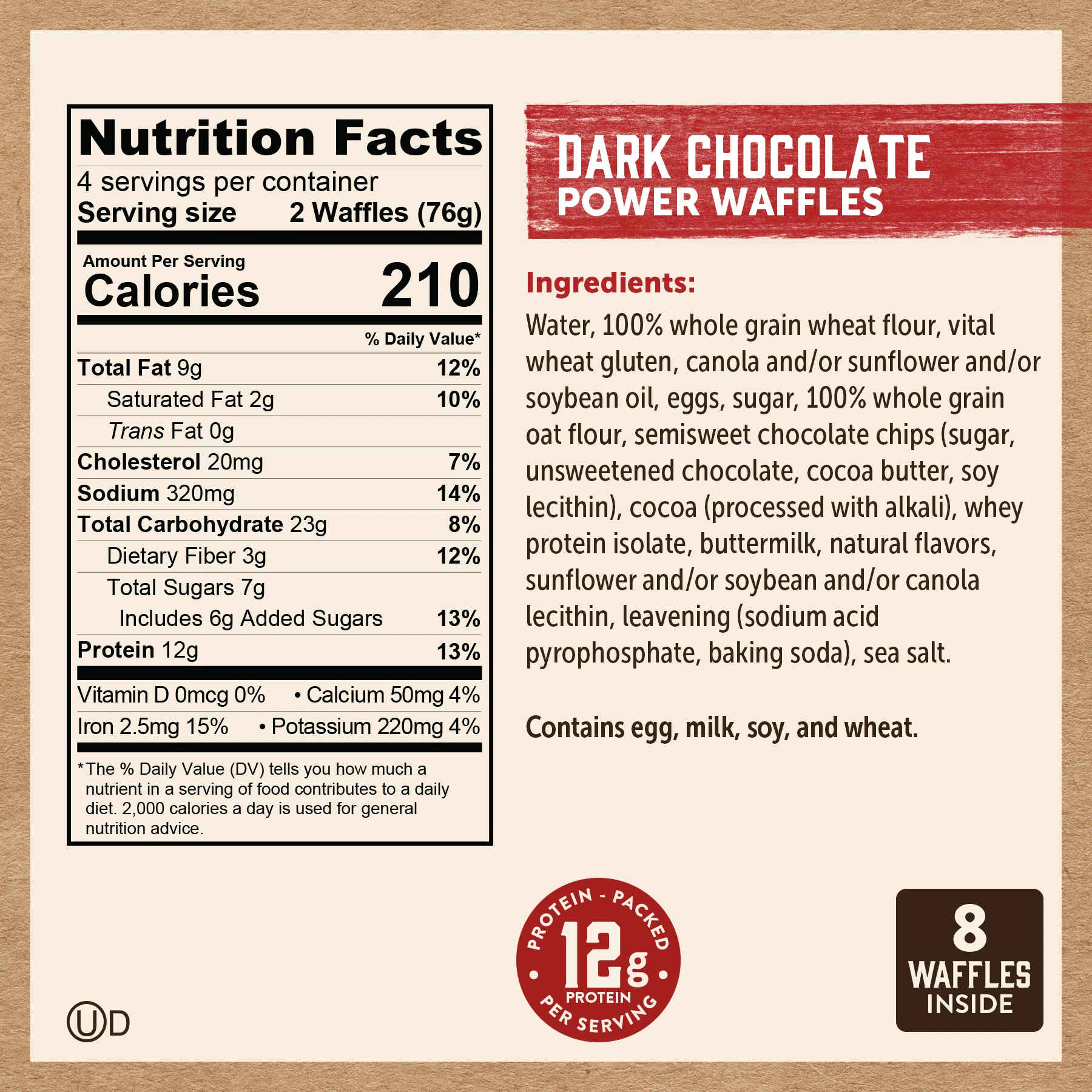 Dark Chocolate Power Waffles - Image 5